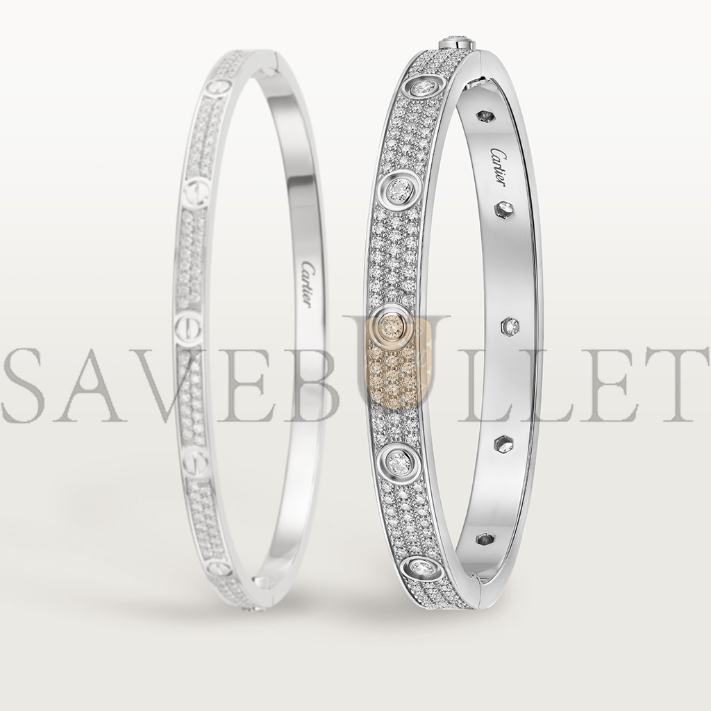 CARTIER LOVE BRACELET, DIAMOND-PAVED N6033602